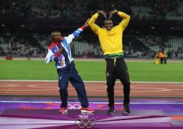 Usain bolt won his eight gold medals in three different track and field events: The Most Powerful Moments From The London Olympics Usain Bolt Usain Bolt Olympics Mo Farah