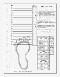 Uncommon Clarks Shoe Size Guide Soccer Size Chart Printable