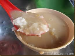 Bubur cha cha, bubur gandum, bubur pulut hitam, bubur jagung, bubur kacang merah, pengat pisang, pengat durian, bubur sweet potatoes, sweet potato, and ginger assorted french pastry Bubur Kacang Indian Style Sweet Dessert What2seeonline Com