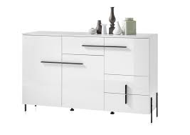 Sideboard Nyon Modern Weiss 150cm Breit Schliessfacher Sideboard Side Board