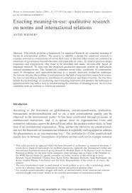 Pony, pikenyo, vafarious, pig stomach, breadwinner, weiner in tagalog. Pdf Enacting Meaning In Use Qualitative Research On Norms And International Relations