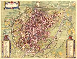 Niet enkel het historische centrum maken er deel van uit, maar ook de voormalige gemeenten laken, haren. Vintage Infodesign 11 Visualoop Fantasy City Map Map Art Illustrated Map