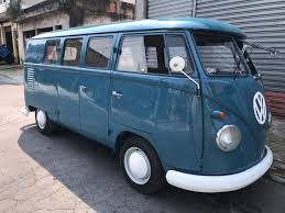 Image result for Dove Blue 1950 VW Bus