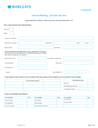 Barclays' standard, everyday current account is known as barclays bank account. Barclays Forms Fill Online Printable Fillable Blank Pdffiller