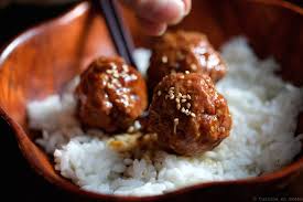 Boulettes De Viande Et Sauce Teriyaki Maison Boulette De Viande Cuisine Et Boissons Recettes De Cuisine