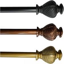 Curtain Rods And Finials 103459 Luxurious Decorative Window Curtain Rod Metal Rod With Resin Finials Buy It Curtain Rods Window Curtain Rods Window Decor