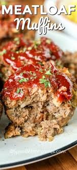 Mini Meatloaf Muffins Are A Quick And Easy Alternative To A Classic Meatloaf Using Muffin Tin Mini Meatloaf Muffins Good Meatloaf Recipe Meat Loaf Recipe Easy