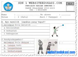 Sep 20, 2020 · kumpulan soal ulangan harian dan ujian bisa dijadikan sebagai referensi dalam pembuatan soal untuk para siswa kelas 3 semester 1. Soal Ph Uh Pjok Kelas 1 Tema 3 K13 Tahun 2018 2019 Paradoks Hitam