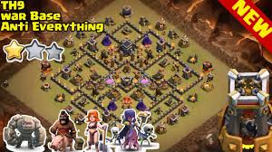 Th9 anti 3 star war base with replays!! Clash Of Clans Town Hall 9 Th9 War Base Anti 3 Star 2016 Replays By Tracey Hollingsworth