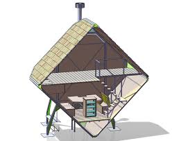 Matali Crasset Maisons Sylvestres Eco Cabin Hotel Concept Retreat House