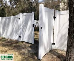 Custom gates style & examples. Vinyl Fence Installation Residential Privacy Fencing Seegars Fence Company