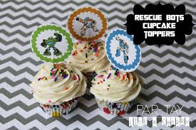 Rescue Bots Cupcake Toppers Party Like A Cherry Thank you for visiting plain prints design! rescue bots cupcake toppers party