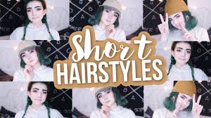 There are different kinds of hairstyles for short hair as well as long hair. Easy Hairstyles For Short Hair Sammiespeaks Youtube