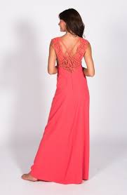 Read more > < read less. Location Robe Longue Corail Dos Nu Macrame Freedom