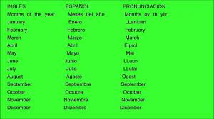 The first of december of two thousand eighteen. Pin De Cristina En Meses Del Ano Meses Del Ano Anos En Ingles Ingles