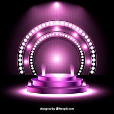 Scarica Gratis Podio Realistico Sul Palco Con Un Elegante Lampo In 2020 Poster Background Design Black Background Images Light Background Images
