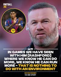 Man United legend Wayne Rooney has responded to Marcus Rashford's claim  that the Old Trafford environment may have held him back from reaching his  full potential. In a recent interview with ITV,