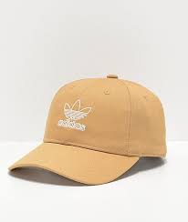 Adidas Women S Relaxed Outline Logo Gold Strapback Hat Zumiez Strapback Hats Adidas Women Logo Gold