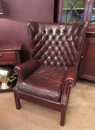 Shop for vanity chair online at target. Antique Leather Barrel Back Wing Armchair Antiques Atlas