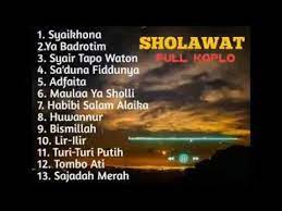 Album Sholawat Koplo Terbaik Syaikhona Youtube Ketenangan Lagu Terbaik Lirik Lagu