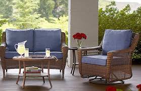 Shop Our Patio Furniture Department To Customize Your Spring Haven Brown Collection Today At T Apartment Patio Furniture Spring Furniture Metal Patio Furniture