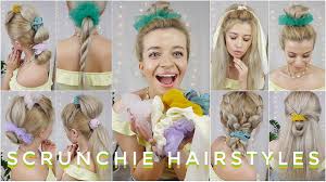 Filter your pictures to the gods. 90 S Inspired Hairstyles Using Scrunchies Scrunchie Hairstyles Youtube