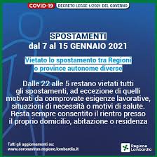 La pagina ufficiale di regione lombardia promuove iniziative, bandi, servizi e. Coronavirus Nuove Misure Valide Dal 7 Al 15 Gennaio 2021 Comune Di Magnago
