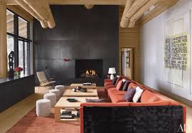 A modern living room design does not have to be monochrome. Fireplace Ideas And Fireplace Designs Architectural Digest