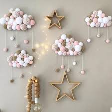 Nordic Stil Wand Deko Wolken In 2020 Kinder Zimmer Deko Madchen Kinderzimmer Dekor Kinderzimmer Fur Madchen