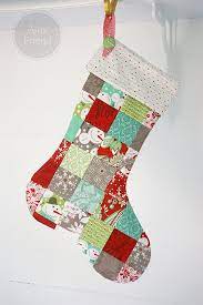 Blitzen Patchwork Stocking Tutorial Quilted Christmas Stockings Diy Christmas Stocking Pattern Christmas Patchwork