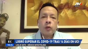 Médico infectólogo dio su testimonio tras contagiarse de covid