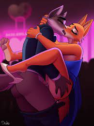 Diane Foxington And Mr. Wolf (the Bad Guys And Etc) Created By Drako1997 |  Yiff-party.com