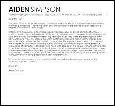 The cover letter examples we've created can help you write or enhance your current software specialist cover letter, so that you can land more interviews and if it's taking you a while to find jobs as a technical support, it may be that you haven't been going about it in the most effective way. Technical Support Cover Letter Sample Cover Letter Templates Examples