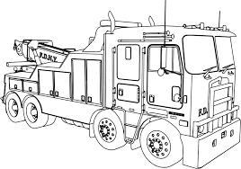 Work of firefighters is always dangerous and difficult and filled with heroism. Kenworth Wrecker Fire Truck Coloring Page Kenworth Wrecker Fire Truck Coloring P On Fuller Fire Truck Coloring Page Free Vehicle Transport Colori Artofit
