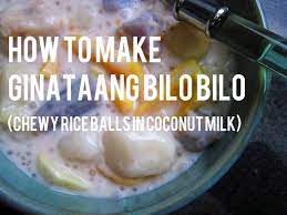 Add the sweet potato and plantain and cook for 8 to 10 minutes. Vegan Filipino How To Make Ginataang Bilo Bilo Chewy Rice Balls In Coconut Milk Youtube