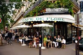 Customers Sitting Outside Cafe De Flore 172 Boulevard St Germain Lonely Pla Cafe De Flore A Day In Paris Paris Attraction