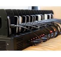 16 port USB-C 1000W charging station - black