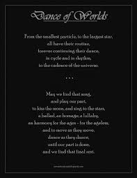 Prose Or Cons Dance Of Worlds Dance Prose Songs