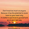 Trust is the lubrication that. 1