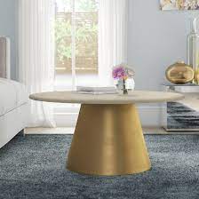Enjoy free shipping on most stuff, even big stuff. Everly Quinn Eilers Pedestal Coffee Table Reviews Wayfair