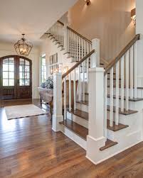 Other than beautiful furniture and elegant lighting, what else makes a home fancy? 75 Beautiful Wood Stair Railing Pictures Ideas Houzz