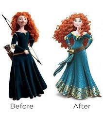 Disney pulls sexy makeover of 'Brave' heroine Merida from its official  princess website