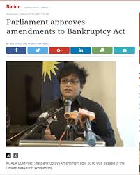 Consular employees (as defined in the diplomatic and. Akhirnya Rang Undang Undang Kebankrapan Pindaan 2016 Diluluskan Cerita Hutang Bank Dan Anda