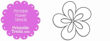 9 free svg & printable paper flower template. Printable Flowers Bitem