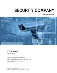 Security Company Business Plan Template By Business In A Box
