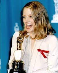Jodie Foster Winning The Oscar For Silence Of The Lambs Pant Suit By Armani Best Actress Award Best Actress Jodie Foster