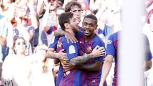 Barcelona sobre el internacional f. Malcom Dan Messi Bikin Gol Barcelona Juara Trofeo Joan Gamper