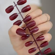 However, if you have a relish for a bold and dramatic style, this is a. Candy Dark Wine Red Coffin False Nails Ballerina Coffins Chestnut Maroon Color Full Cover Fake Nail Flat Shape Fuax Ongles False Nails Aliexpress