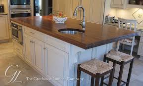 Kitchen islands are available in three standard widths (the longest measurement across the tabletop): Large Walnut Wood Countertop Kitchen Island In New Jersey