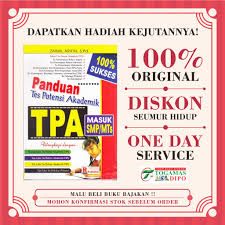 Apalagi di sd & smp, materi tersebut sudah banyak diajarkan. Panduan Tes Potensi Akademik Tpa Masuk Smp Mts Shopee Indonesia